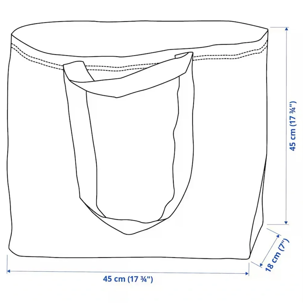 IKEA medium 10 gallon bag tote